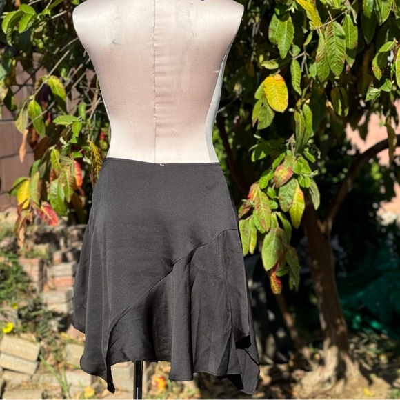 Free People Black Asymmetrical Skirt Women’s - Picture 4 of 8